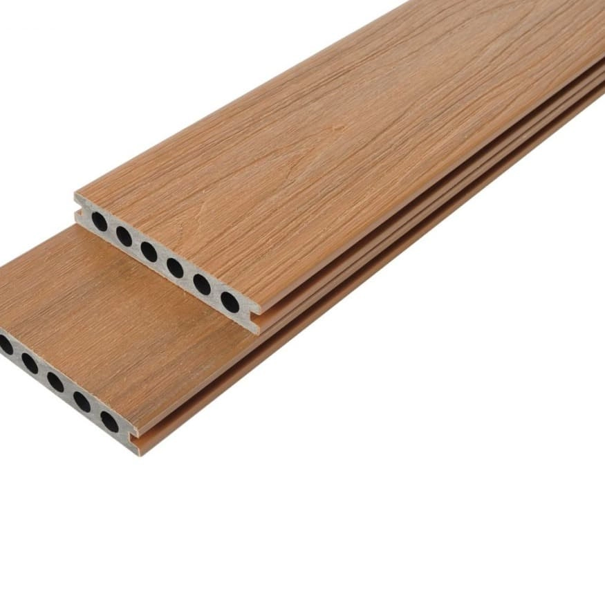 Tercel 140*23mm Eco-Friendly Anti-UV Co-extruded Wood Plastic Composite Decking Terrace Decking Floor