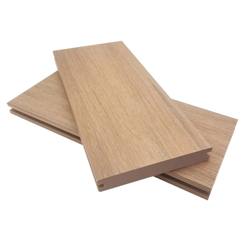 Tercel 140*25mm Formaldehyde-free Co-extruded Solid WPC Patio Decking Floors WPC Pool Deck Boards