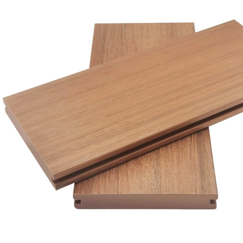 Tercel 140*25mm Formaldehyde-free Co-extruded Solid WPC Patio Decking Floors WPC Pool Deck Boards