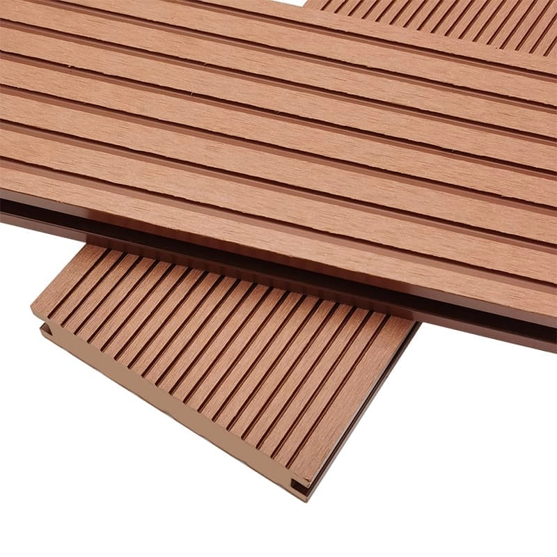 Tercel 140*25 mm Customized Waterproof Stripe Solid WPC Composite Deck Boards Decking That Looks Like Wood