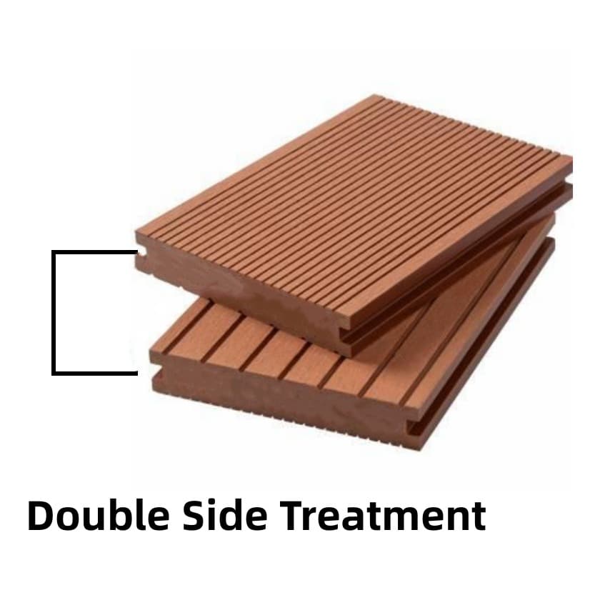 Tercel 140*25 mm Anti-insect Non-cracking WPC Decking Boards Pool Solid Composite Wood Decking Floor