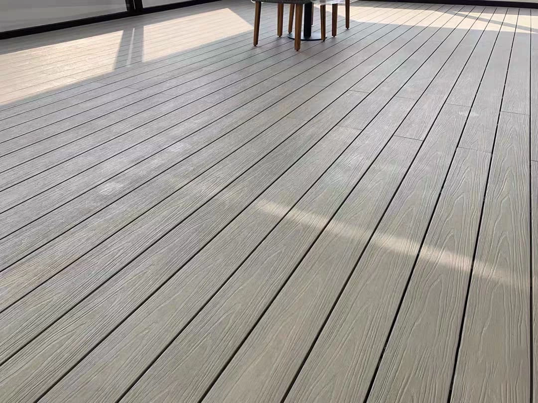 China composite wood decking factory
