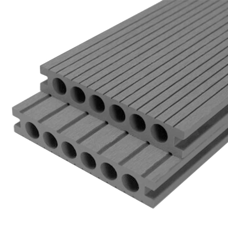 Tercel 140*30 mm Mold-proof Anti-decay Gray Composite Deck Boards Wood Plastic Composite Hollow Decking