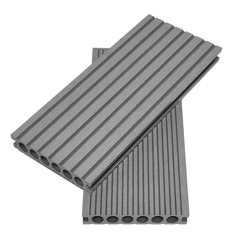 Tercel 140*30 mm Mold-proof Anti-decay Gray Composite Deck Boards Wood Plastic Composite Hollow Decking