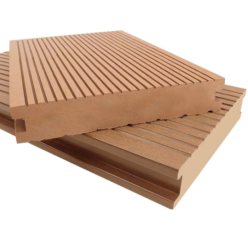 Tercel 140*30 mm Weather-resistant Anti-slip Wood Plastic Composite Teak Decking Floors Artificial Decking Borads