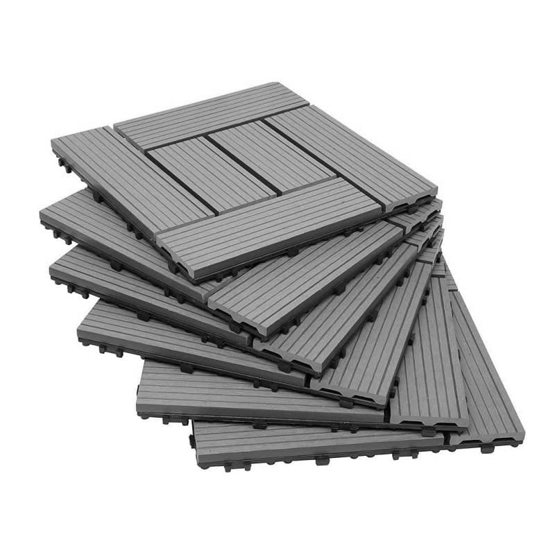 Tercel 300*300*20mm  Environmental Friendliness Pollution-free Deck Tiles for Terrace Outdoor Wood Tiles over Concrete