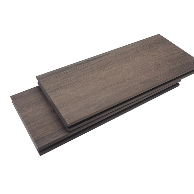 Tercel 140*25mm Sound Absorption Easy Installation 3D Embossed Woodgrain WPC Decking Floors Artificial Timber Decking