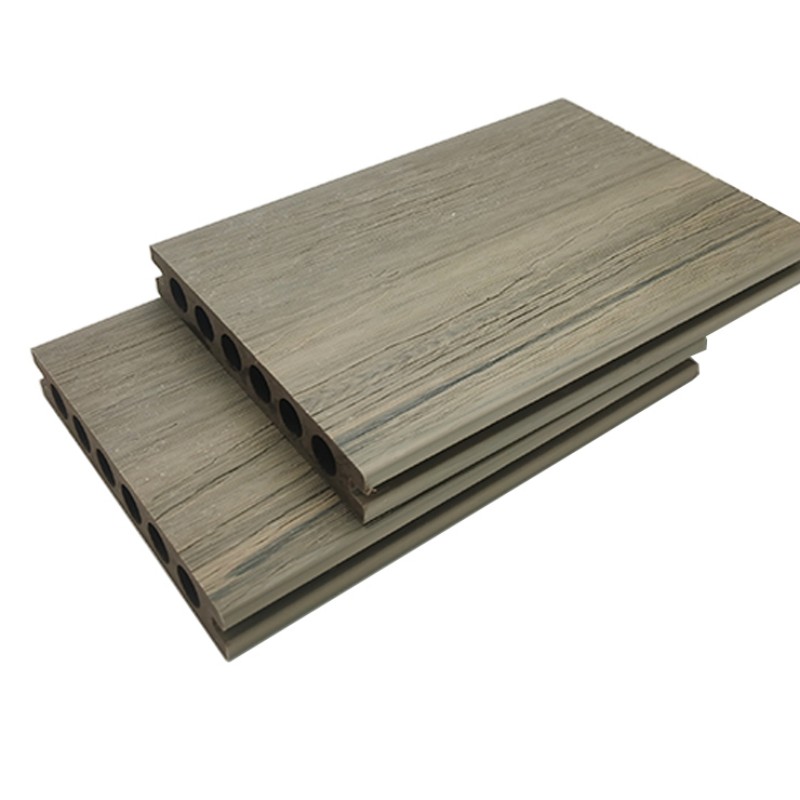 Tercel 140*23mm New Technology Fireproof Co-extrusion Grey Composite Decking WPC Terrace ECO Decking Boards
