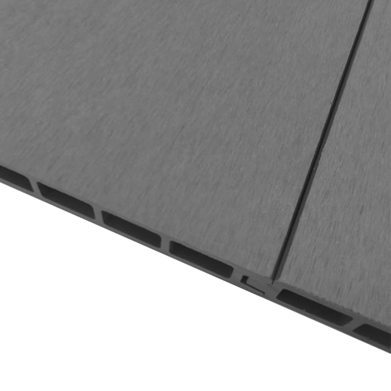 Tercel 195*20mm Customizable Dark Grey Composite Fencing Panels WPC Composite Fencing Boards