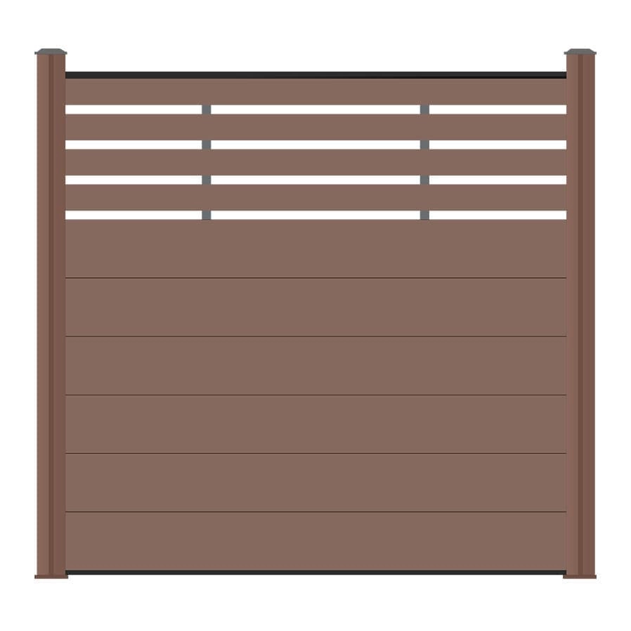 Tercel 90*20mm Fireproof  Easy to Install WPC Panel for Gate WPC Garden Fence Fun Fence WPC