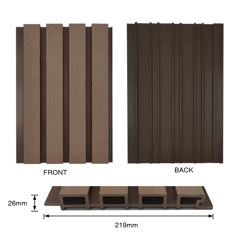 Tercel 219*26 mm Eco-friendly Anti-worm WPC Interior Wall Cladding WPC Cladding Panels