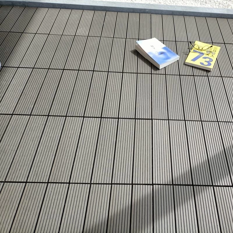 Tercel 300*300*20mm Weather-resistant Anti-worm WPC Interlocking Deck Boards Temporary Decking Over Grass