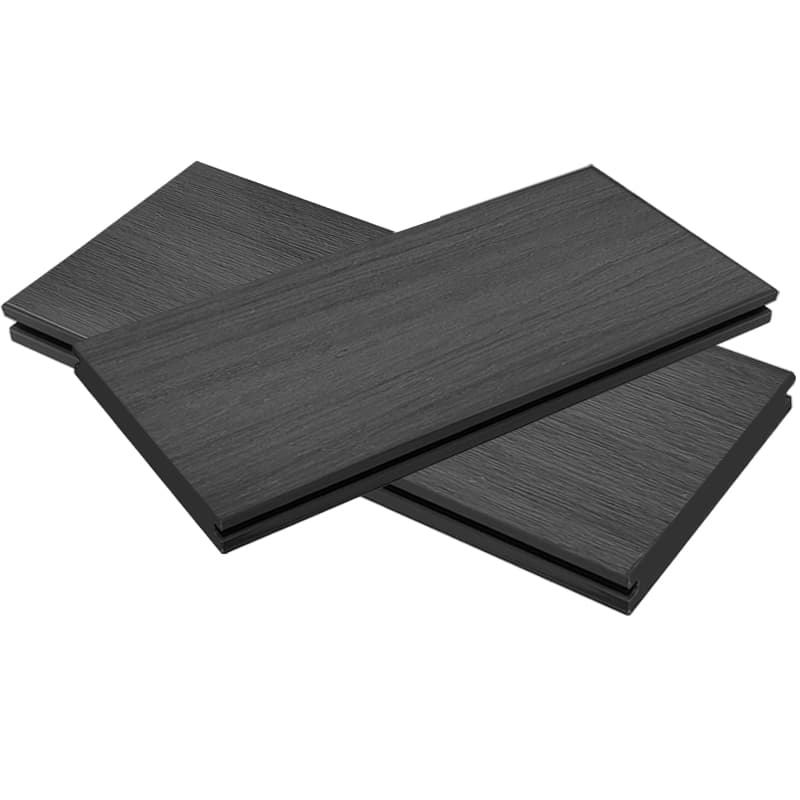 Tercel 140*25mm 100% Recyclable Eco-friendly Co-extrusion Solid WPC Decking Boards Grey Composite Decking