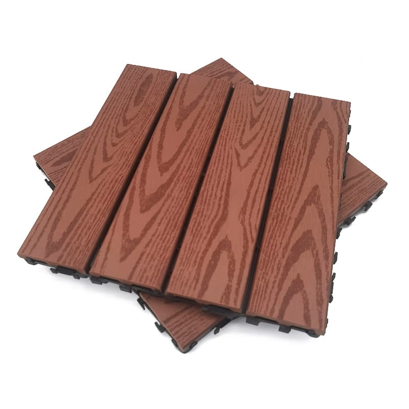 Tercel 300*300*20mm Anti-termite Concrete Deck Tiles Waterproof Deck Tiles WPC Interlocking Deck Tiles