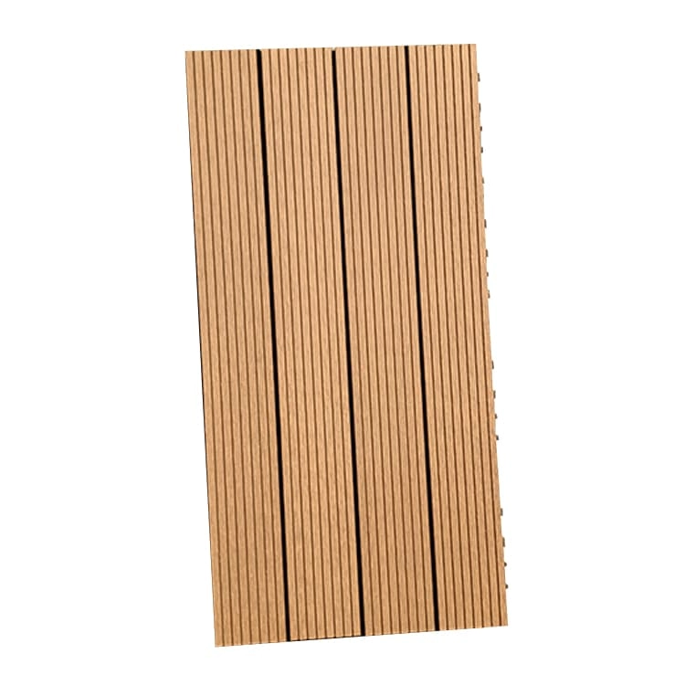 Tercel 300*600*20mm Mildew-proof Recyclable WPC Wood Deck Tiles over Concrete Composite Tiles Outdoor