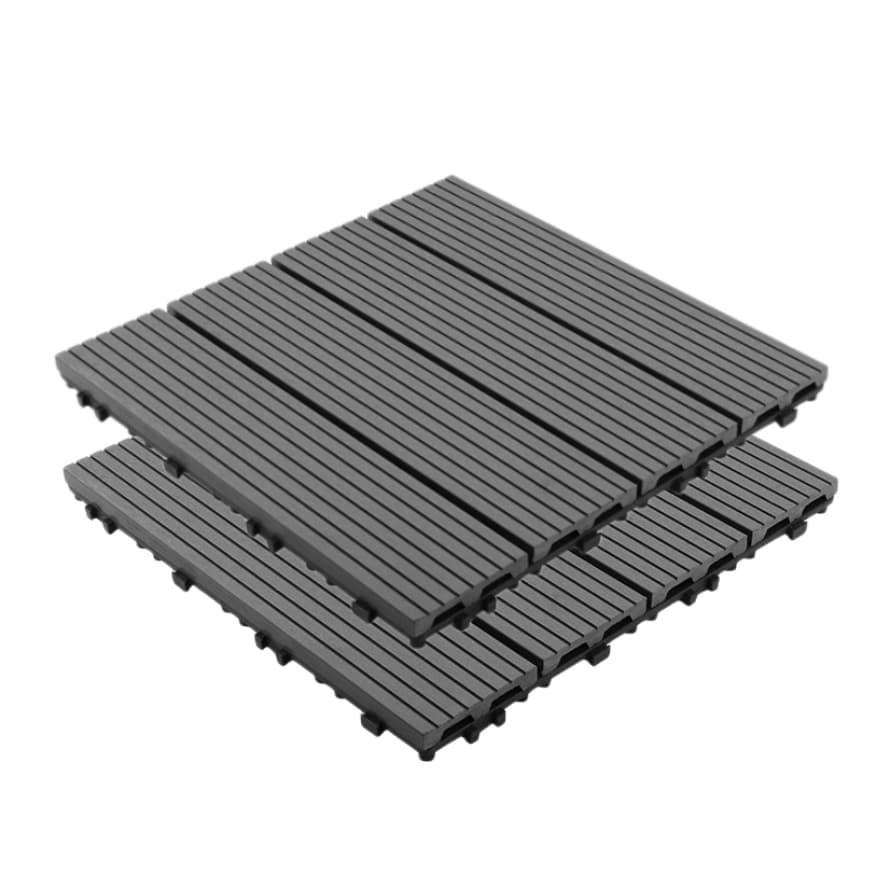 Tercel 300*300*20mm Weather-resistant Anti-worm WPC Interlocking Deck Boards Temporary Decking Over Grass