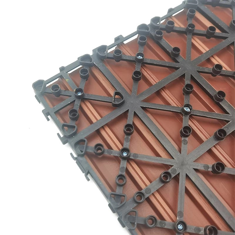 Tercel 300*300*20mm Anti-termite Concrete Deck Tiles Waterproof Deck Tiles WPC Interlocking Deck Tiles