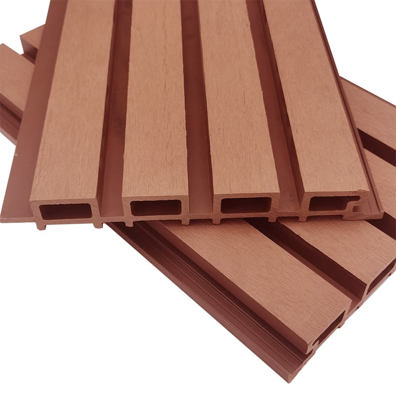Tercel 219*26 mm Pollution-free Recyclable Mahogany Color WPC Exterior Wall Cladding