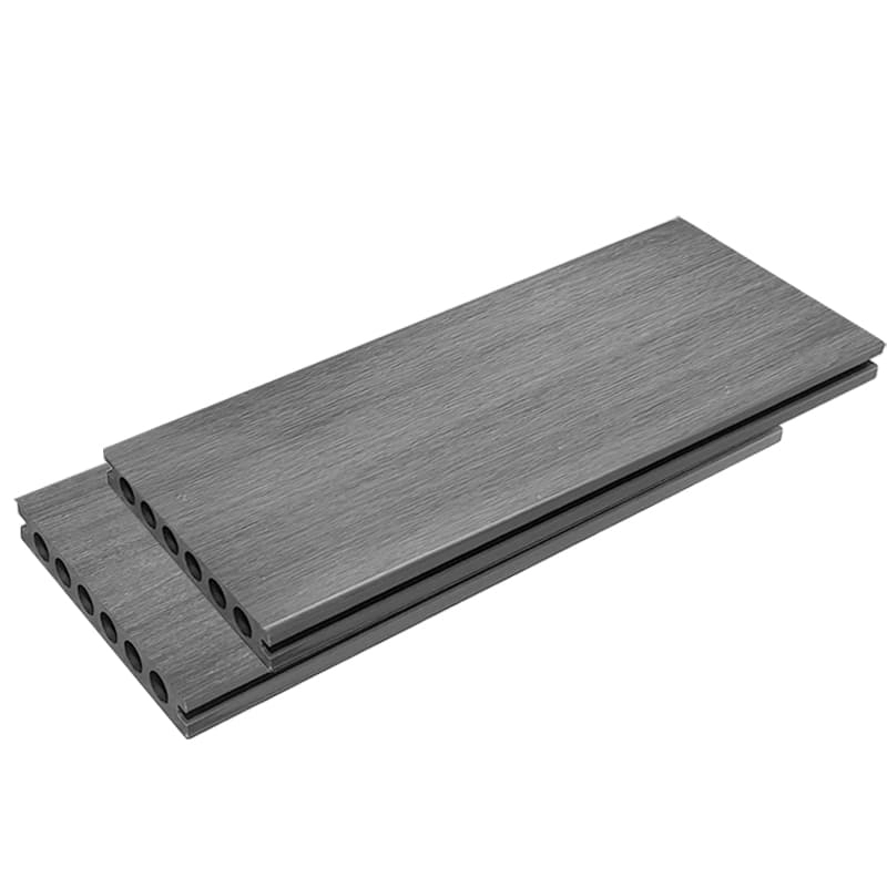 Tercel 140*23mm Distortion-free Anti-termite Round Hollow Co-extrusion Pavimentazione Decking WPC