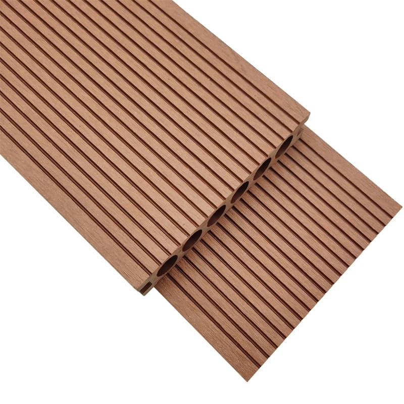 Tercel 140*23mm No Hazardous Chemicals WPC Interlocking Deck Tiles on Dirt Interlocking Mahogany Tiles Cedar Decking Boards Tigerwood Decking