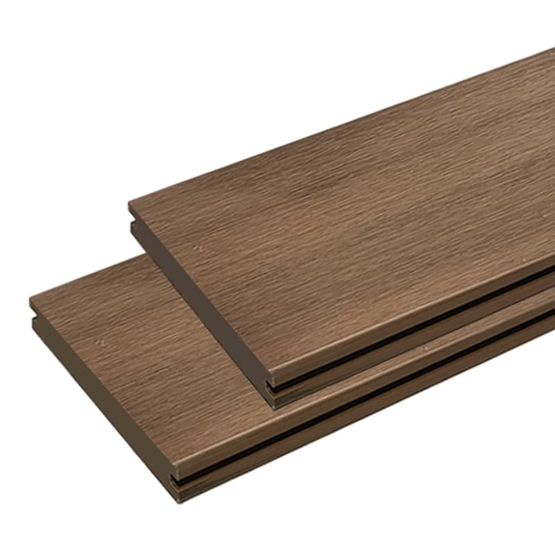 Tercel 140*25mm Formaldehyde-free Non-slip Interlocking Outdoor Decking Co-extruded WPC Solid Decking Boards on Patios