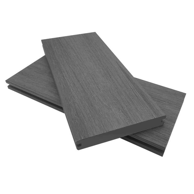 Tercel 140*25mm Waterproof Weather-resistant  Co-extruded Solid WPC Outdoor Plastic Decking Recycled Plastic Decking