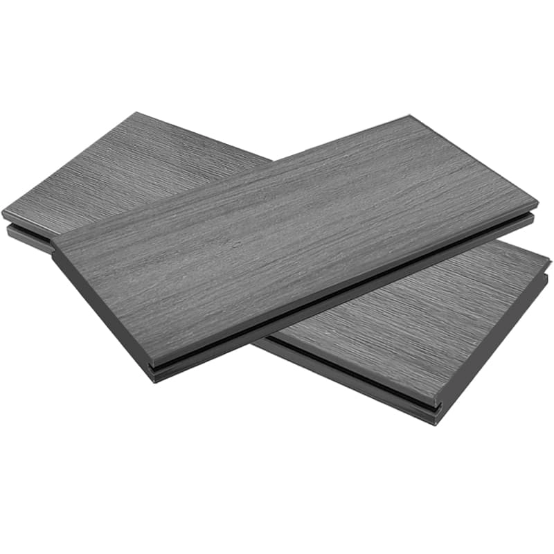 Tercel 140*25mm Non-warping Anti-UV Moisture-proof WPC Co-extruded Solid Decking Patio Floors on Grass Garden