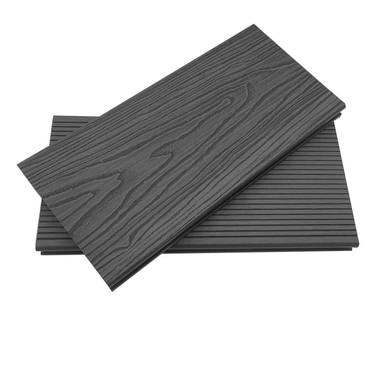 Tercel 140*25mm No Repair and Maintenance WPC Plastic Interlocking Outdoor Floors 3D Wood Grain WPC Decking