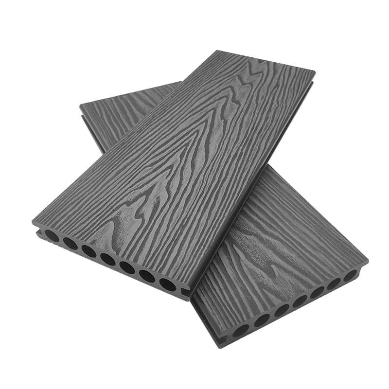 Tercel 140*25mm Recyclable 3D Wood Grain Embossing WPC Quick Deck Composite Deck Floors