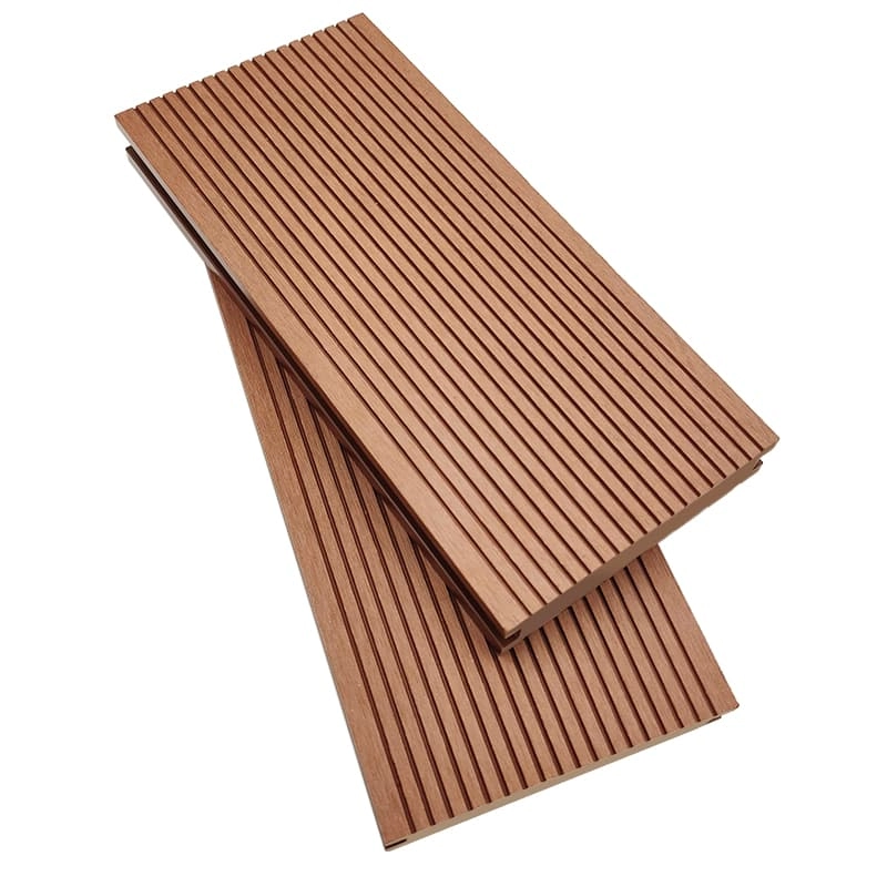 Tercel 140*25 mm Waterproof Moisture-proof WPC Stripe Composite Deck Floor WPC Solid Outdoor Boards over Wood Deck