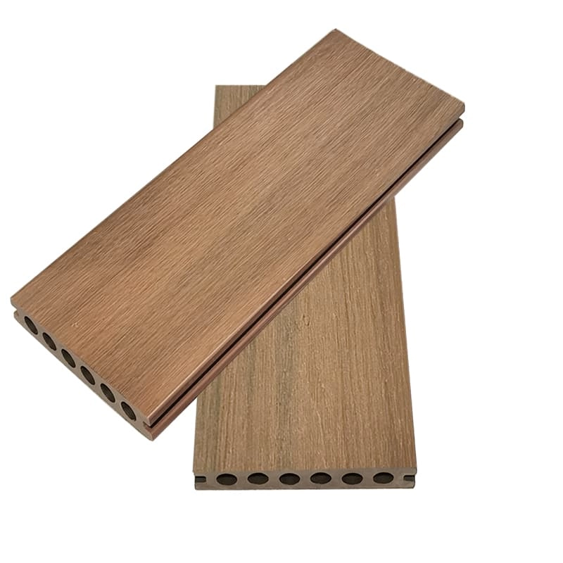 Tercel 140*23mm Strong Sound Absorption Co-extruded WPC Wooden Decking Floor Interlocking Boards