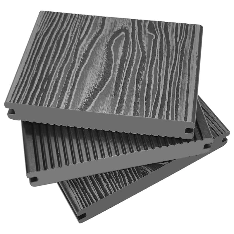 Tercel 140*25mm Eco-friendly 3D Solid Composite Decking Board Bunnings WPC Deck Floors