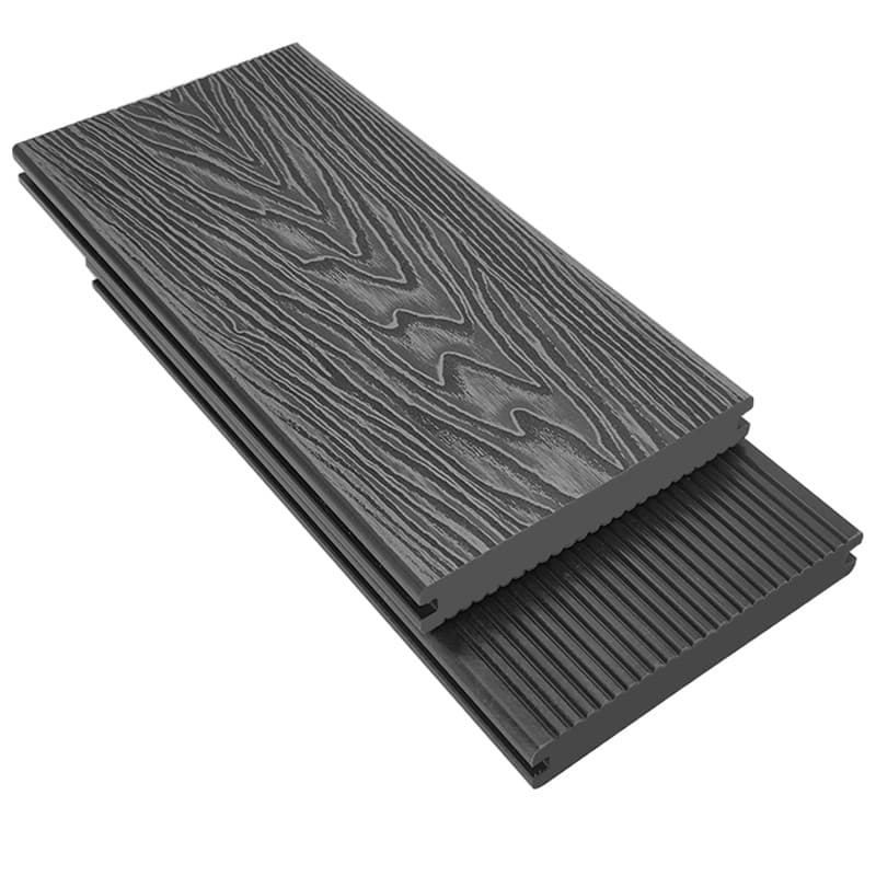 Tercel 140*25mm Eco-friendly 3D Solid Composite Decking Board Bunnings WPC Deck Floors